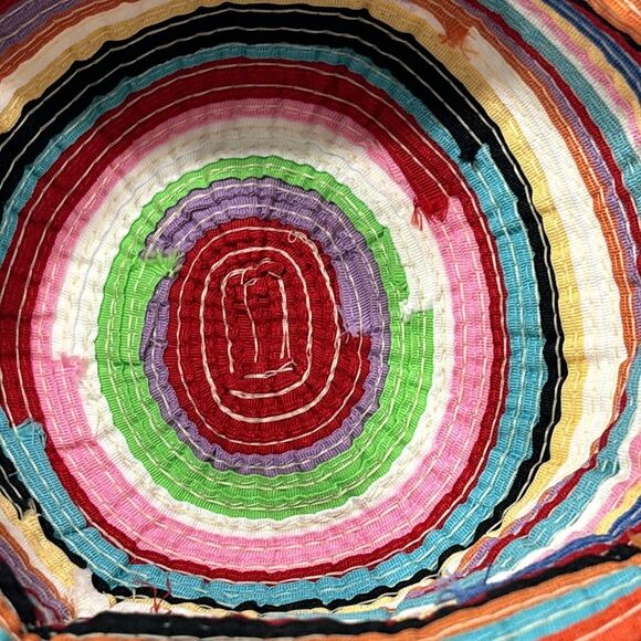 Filippo Catarzi | Y2K Vintage Women’s Rainbow Bucket Hat Italy Stripe Summer - Picture 9 of 11